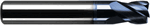 STUB LENGTH, CORNER RADIUS, VARIABLE FLUTE FOR STEEL, AlTiN COATED