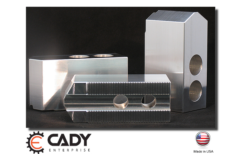 ALUMINUM SERRATED SOFT LATHE JAWS