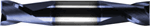 STUB LENGTH, 2 FLUTE, ALTIN COATED DE