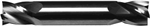 STUB LENGTH, 4 FLUTE, UNCOATED DE